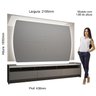 Rack com Painel para TV até 90 Polegadas com LED Sublime 220 100% MDF - 4