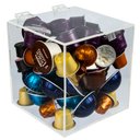Ver imagem 1 de Porta Capsulas Em Acrílico Caixa Com Dobradiça Dolce Gusto Nespresso Três Corações Make Laser Caixa