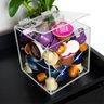 Porta Capsulas Em Acrílico Caixa Com Dobradiça Dolce Gusto Nespresso Três Corações Make Laser Caixa  - 2