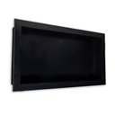 Ver imagem 3 de Nicho para Banheiro e Cozinha Parede Embutir 30x60 Liso Preto