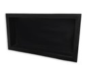 Ver imagem 2 de Nicho para Banheiro e Cozinha Parede Embutir 30x60 Liso Preto