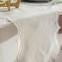 Ver imagem 6 de Trilho de Mesa Bordare Bordado 40x180cm Pergaminho