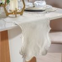 Ver imagem 1 de Trilho de Mesa Bordare Bordado 40x180cm Pergaminho