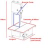 Serra Fita Média 1,77m Tropikal com Moedor Mesa Móvel Bivolt TK332E - 3