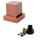 Ver imagem 1 de Acabamento Registro Volante Quadrado P/ Docol Metal Rose