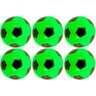 Kit 06x Bola de Vinil Pingo Dente de Leite Futebol - Verde - 1