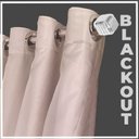 Ver imagem 5 de cortina blackout Bruna 5,50 x 2,70 de varão c/ ilhios palha