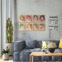 Ver imagem 2 de Cantores Brasileiros - Quadros ou Placas Modulares com 8 Peças