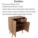 Ver imagem 5 de Gabinete com Cuba para Banheiro Bn3600x37 Amendoa Tecno Mobili