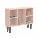 Ver imagem 1 de Estante Baixa 5 Nichos Infinity Rosa/Blush Line