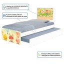 Ver imagem 3 de Bi Cama Juvenil Zap com Cabeceira Fazendinha Animais