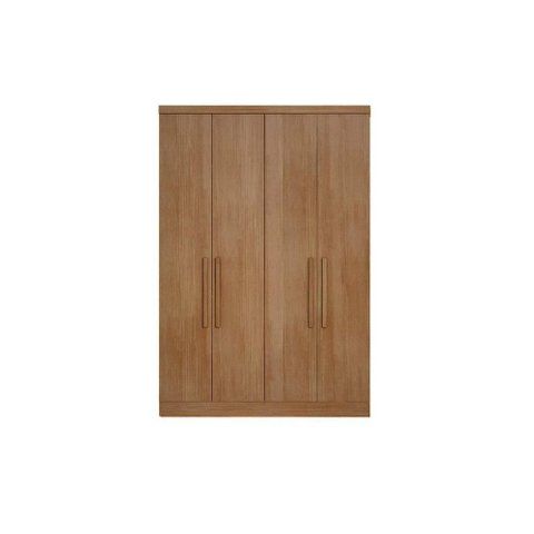 Guarda Roupa Modulado C- 4 Portas e 3 Gavetas Rizon-Linea Cumaru - Novo Horizonte