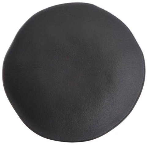Prato Fundo Orgânico Preto Matte 21cm Porto Brasil Cozinha Servir Caldos Sopas