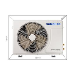 Ar Condicionado Split Inverter Samsung WindFree 9000 BTUs Quente/Frio 220V AR09ASHABWKXAZ - 8