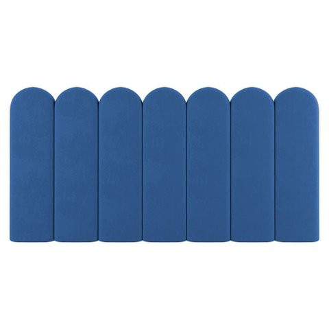 Painel Cabeceira Cama Box Casal King Size Lana 195cm Suede Azul - Abmaza