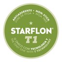 Ver imagem 3 de Assadeira Funda Tramontina Brasil Starflon T1 Grafite 34 Cm