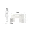 Ver mais imagens de Conjunto Quarto de Casal 1 Guarda Roupa com Espelho Buzios 1 Cabeceira Extensível Mila 