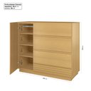 Ver imagem 3 de Cômoda Sapateira 1 Porta 4 Gavetas Samambaia CabeCasa MadeiraOriginals