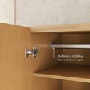 Ver imagem 7 de Cômoda Sapateira 1 Porta 4 Gavetas Samambaia CabeCasa MadeiraOriginals Marrom/Carvalho