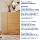 Ver mais imagens de Cômoda Sapateira 1 Porta 4 Gavetas Samambaia CabeCasa MadeiraOriginals Marrom/Carvalho