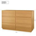 Ver imagem 3 de Cômoda 6 Gavetas Samambaia CabeCasa MadeiraOriginals