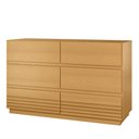 Ver imagem 2 de Cômoda 6 Gavetas Samambaia CabeCasa MadeiraOriginals Marrom/Carvalho