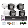 Kit Intelbras 4 Cameras Segurança 1220b Full Color Dvr Imhdx 3008 + Hd 2tb Purple - 2