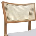 Ver imagem 6 de Banqueta Alta Bistrô Apollo Encosto Telinha Natural e Assento Anatômico - Natural Estofado Corano Br