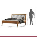 Ver imagem 5 de Cama Casal Vivare Josandro Amêndoa Mel