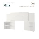 Ver imagem 5 de Conjunto Quarto de Casal 1 Guarda Roupa com Espelho Clara 1 Cabeceira Extensível Mila