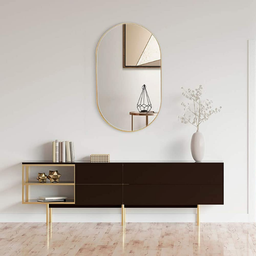 Espelho Oval com Moldura em Metal 80 x 50 cm - 5