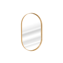 Ver imagem 3 de Espelho Oval com Moldura em Metal 80 x 50 cm