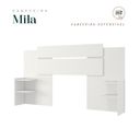 Ver imagem 5 de Conjunto Quarto de Casal com Guarda Roupa 6 Portas Clara Cabeceira Extensível Mila 