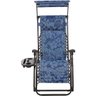 Cadeira Espreguicadeira Dobravel Praia Reclinavel Gravidade Zero Piscina Sol Verao Luxo Pescaria Jar - 9