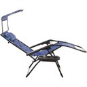 Ver imagem 3 de Cadeira Espreguicadeira Dobravel Praia Reclinavel Gravidade Zero Piscina Sol Verao Luxo Pescaria Jar