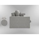 Ver imagem 5 de Sofá Tango 2,20m sem Caixa, Retrátil e Reclinável Linho Soft Prata - Netsofas