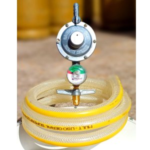 Kit Registro Gás Cozinha Botijão Regulador Mangueira 3 mts
