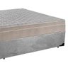 Cama Box Casal Suede + Colchão Sereneprime Molas Ensacadas 138x188x65 Cinza - 4