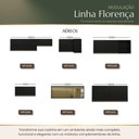 Ver imagem 4 de Kit 2 Armários Aéreos 190cm 3 Portas MDP Basculante Preto Multimóveis