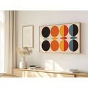 Ver imagem 1 de Quadro Decorativo N°75 115x70cm - Panorâmico Geométrico - Bauhaus Retrô - Rollflex