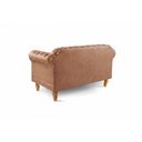 Ver imagem 7 de Sofá Chesterfield 2 Lugares Couro Sintético Duque