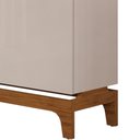 Ver imagem 6 de Aparador Buffet para Sala de Jantar 3 Portas 139cm Clarice D05 Freijó Off White - Lyam Decor