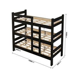 Treliche de Madeira Maciça Diamante Preto Reforçada - 2