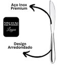 Ver imagem 3 de Jogo 6 Facas de Mesa Aço Inox Premium Design Lagoa Classic - Tuut