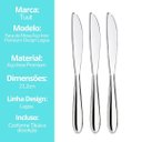 Ver imagem 5 de Jogo 6 Facas de Mesa Aço Inox Premium Design Lagoa Classic - Tuut