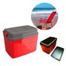 Caixa Térmica Cooler com Alça Capacidade 15 Litros Vermelha - 1