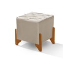 Ver imagem 2 de Puff Banqueta Kansas Quadrado em Veludo Desenho Sofisticado