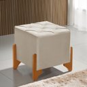 Ver imagem 1 de Puff Banqueta Kansas Quadrado em Veludo Desenho Sofisticado