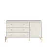 Cômoda 3 Gavetas 1 Porta Jasper Off White 135cm - 3