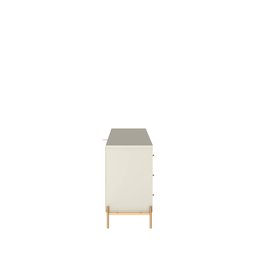 Cômoda 3 Gavetas 1 Porta Jasper Branco 135cm - 6